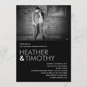 Picture Perfect Rehearsal Dinner/Shower Invitation