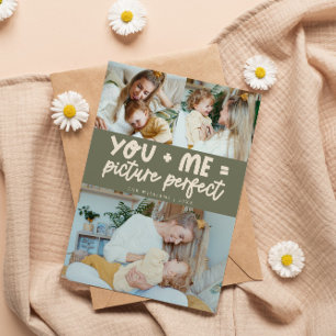 Picture Perfect Sage Green Photo Valentines Day Holiday Card