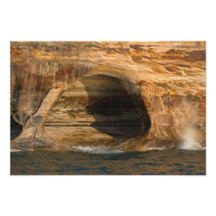 Picture Rocks NL cave, Michigan Photo Print