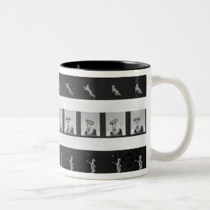 Picture strips for a praxinoscope Two-Tone coffee mug