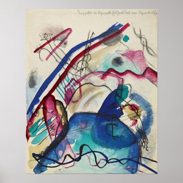 Picture with a White Border | Kandinsky Poster (Front)