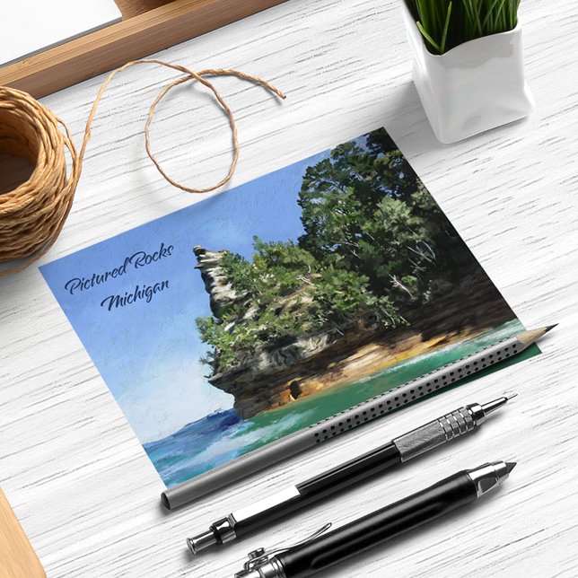 Pictured Rocks In Michigan Postcard (Creator Uploaded)