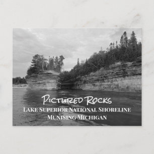 Pictured Rocks Lake Superior National Shoreline P Postcard
