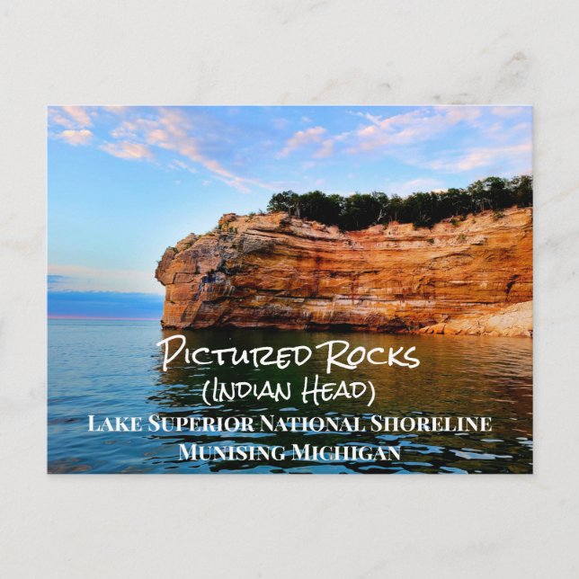 Pictured Rocks Lake Superior National Shoreline  Postcard (Front)