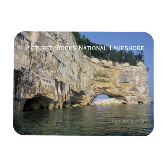 Pictured Rocks Magnet (Horizontal)