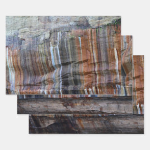 Pictured Rocks Michigan National Lakeshore Wrapping Paper Sheet