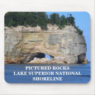 Pictured Rocks Mouse Mat
