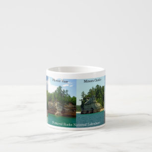 Pictured Rocks National Lakeshore espresso mug
