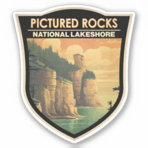 Pictured Rocks National Lakeshore Travel Vintage