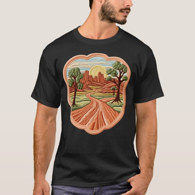 Pictured Rocks - Nature Lovers'  View  T-Shirt (Front)