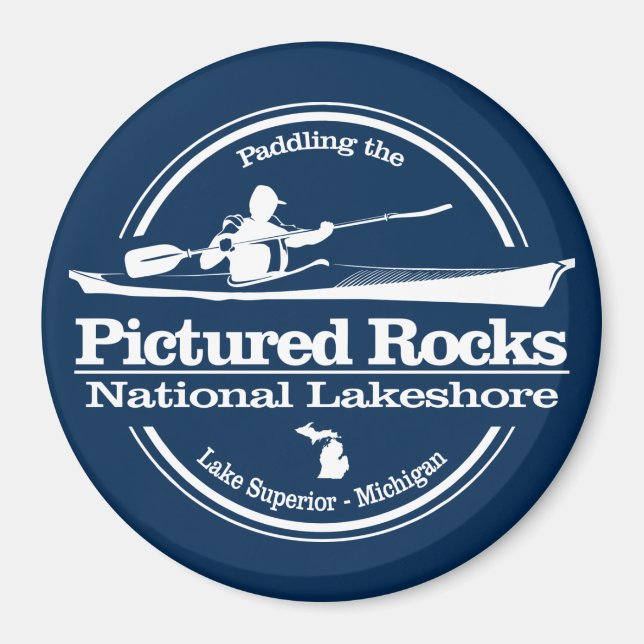 Pictured Rocks NLS (SK) Magnet (Front)