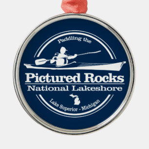 Pictured Rocks NLS (SK) Metal Tree Decoration