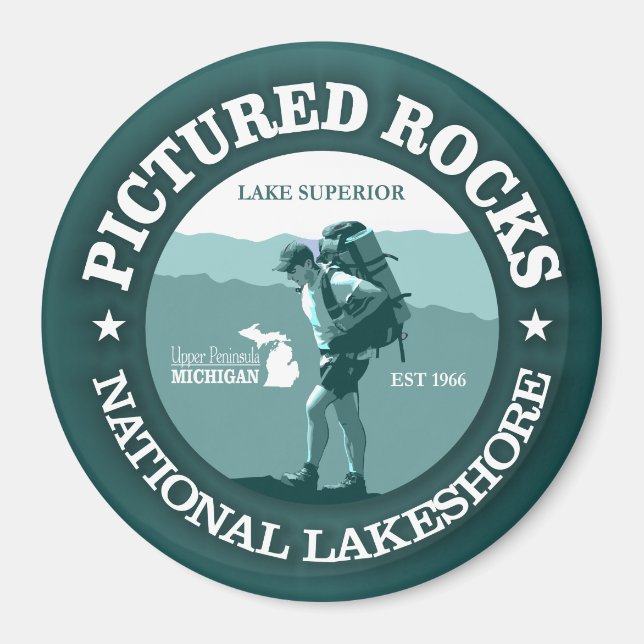 Pictured Rocks NP Magnet (Front)