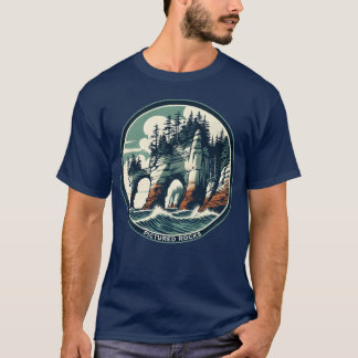 Pictured Rocks retro T-Shirt