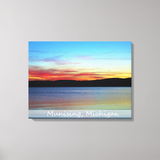 Pictured Rocks Sunrise/Wrapped Canvas (Front)
