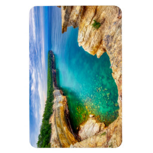 Pictured Rocks Vista Photo Print Magnet