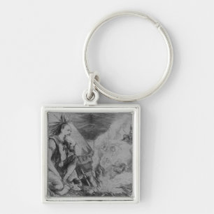 Pictures in the Fire! Key Ring