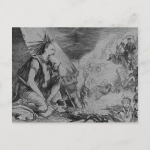 Pictures in the Fire! Postcard