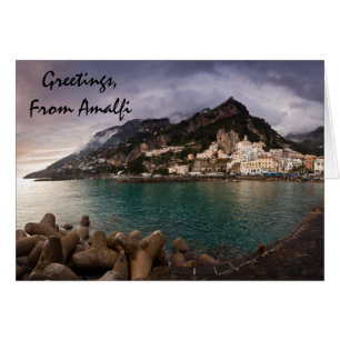 Picturesque Amalfi Coast, Italy Seaside Town