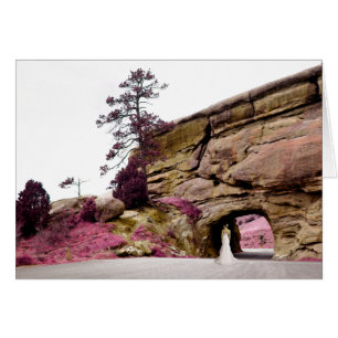 picturesque bride : elegant tunnel