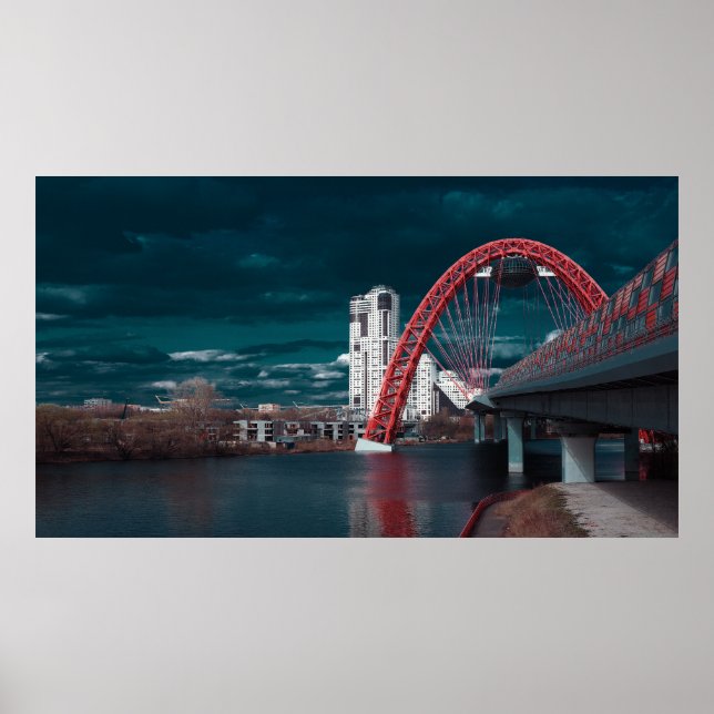 Picturesque Bridge Moscow Poster (Front)