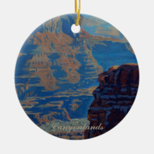 Picturesque Canyonland National Park View Ceramic Tree Decoration
