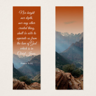 Picturesque Elegant Spiritual Bible Verse Bookmark