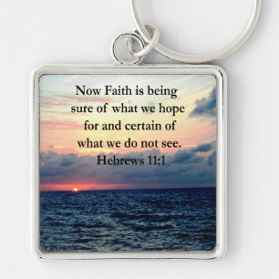 PICTURESQUE HEBREWS 11:1 PHOTO DESIGN KEY RING