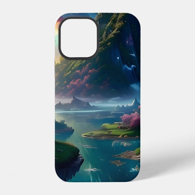 Picturesque Landscape Four iPhone Case (Back)