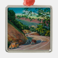 Picturesque Los Gatos Highway near Santa Cruz