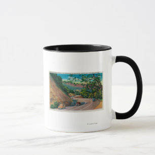 Picturesque Los Gatos Highway near Santa Cruz Mug