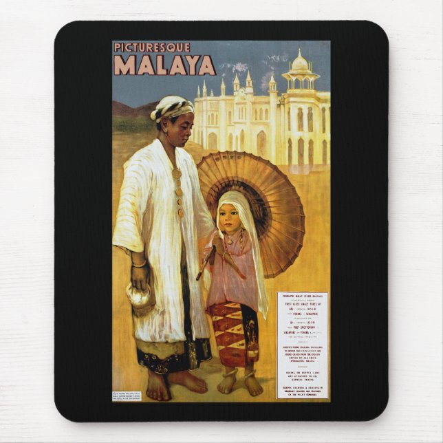 Picturesque Malaya Mouse Mat (Front)