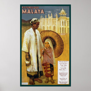 Picturesque Malaya Poster