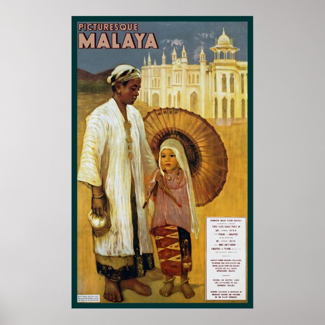 Picturesque Malaya Poster (Front)