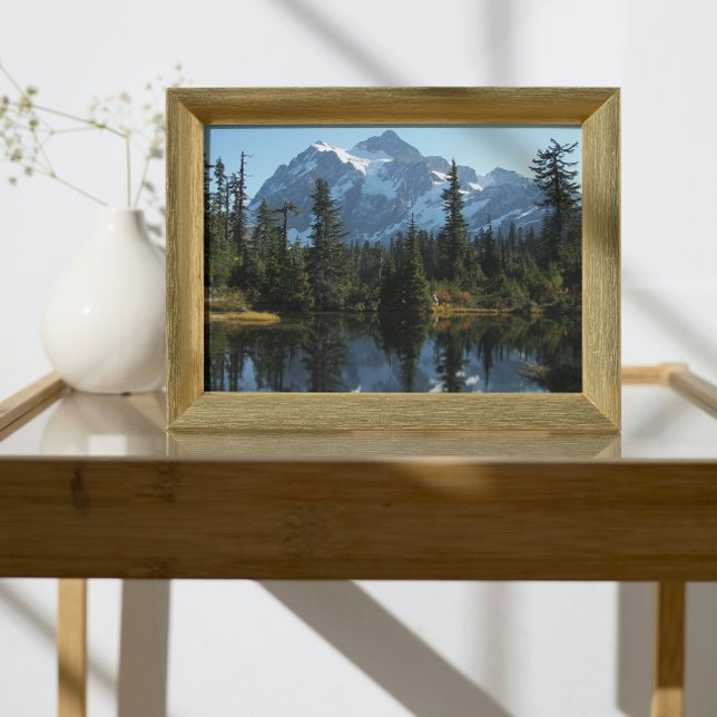 Picturesque Mount Shuksan Landscape Photo Print (In Situ Framed)