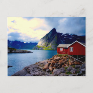 Picturesque Norway, beautiful scenic landscape Postcard