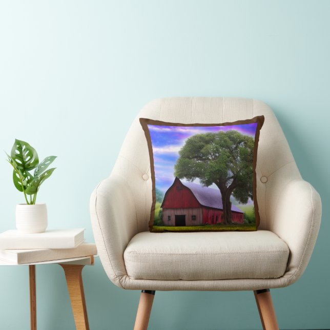 Picturesque Rustic Autumn Maple Leaves Cushion (Chair)