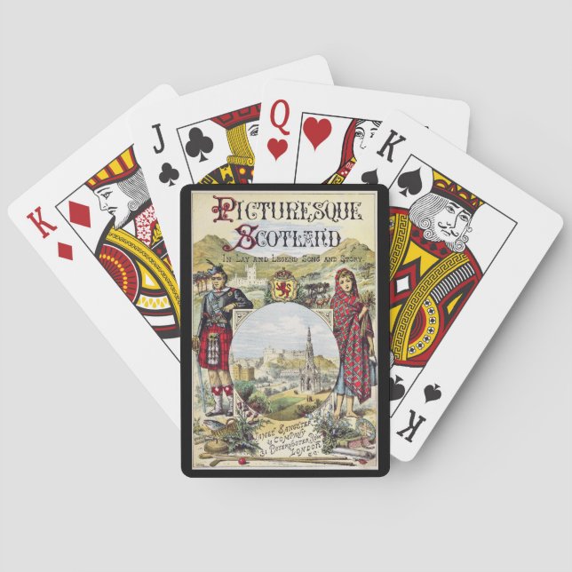 Picturesque Scotland Book Cover Playing Cards (Back)