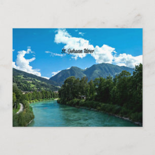 Picturesque St. Johann River, Austria Postcard