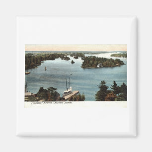 Picturesque Thousand Islands NY 1907 Vintage Magnet