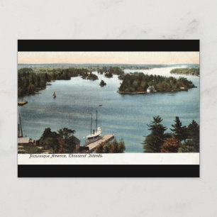 Picturesque Thousand Islands NY 1907 Vintage Postcard