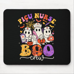 Picu Boo Crew Costume Funny Nurse Ghost Halloween Mouse Mat