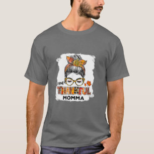 PICU Nurse Gift Thankful Grateful Blessed Pumpkin T-Shirt