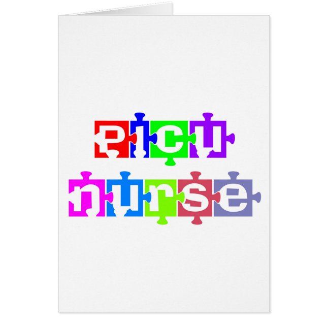 PICU NURSE PUZZLE PIECES (Front)