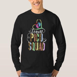 Picu Nurse Team Tiny Humans Nursing Neonatal Leopa T-Shirt