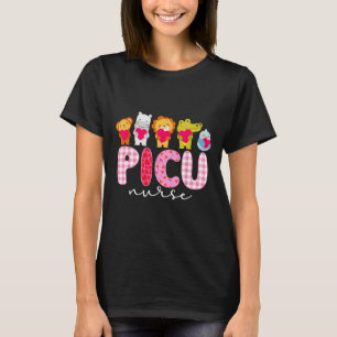 Picu Nurse Valentine Pediatric Icu Nurse Valentine T-Shirt
