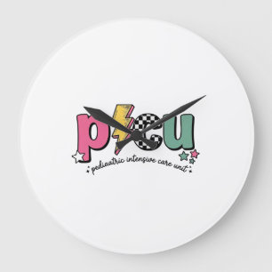 PICU Paediatrics Intensive Care Unit Nurse Shirt_1 Large Clock