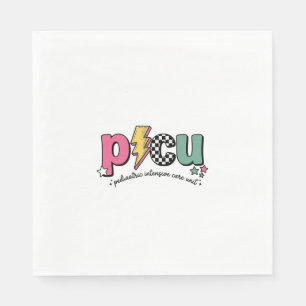 PICU Paediatrics Intensive Care Unit Nurse Shirt_1 Napkin