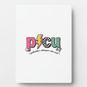 PICU Paediatrics Intensive Care Unit Nurse Shirt_1 Plaque