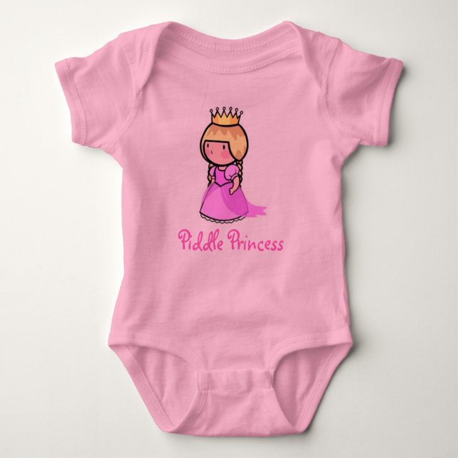 Piddle Princess, Piddle Princess Baby Bodysuit (Front)